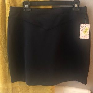 Free people- Black Mini skirt